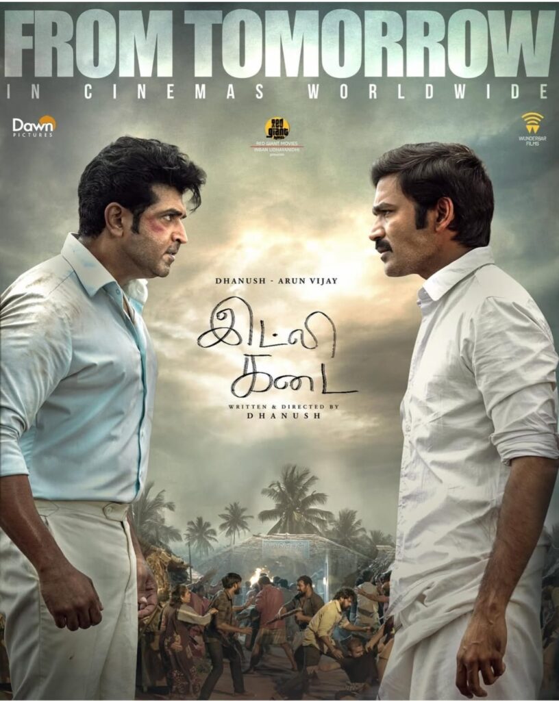 Idly Kadai movie me Dhanush aur Arun Vijay ke beech intense confrontation scene